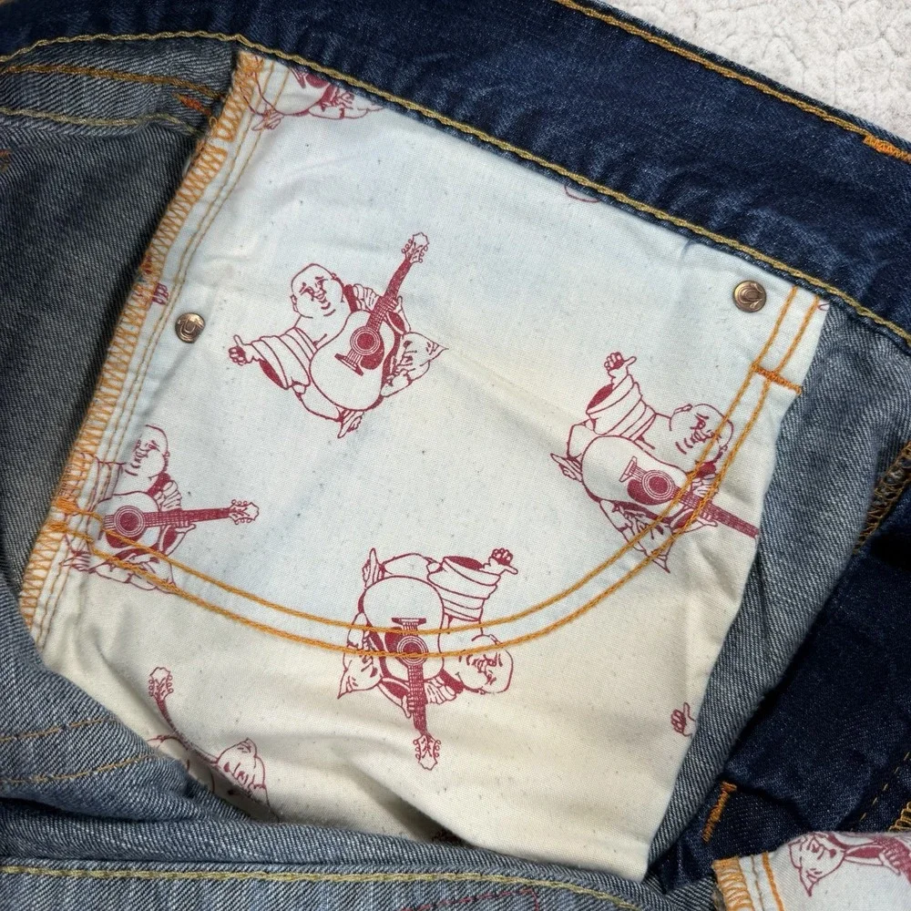 True Religion Bobby Big T Jeans Men's 38 (Actual 40x32) USA Made Y2K Streetwear
